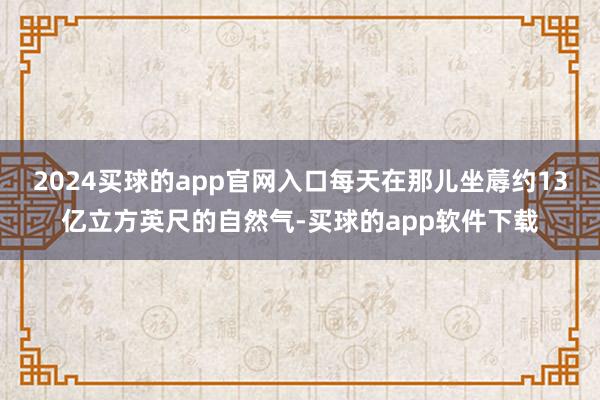 2024买球的app官网入口每天在那儿坐蓐约13亿立方英尺的自然气-买球的app软件下载